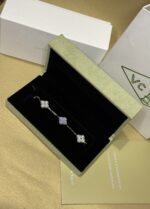 Срібний браслет в стилі Van Cleef & Arpels Vintage Alhambra - Зображення 2