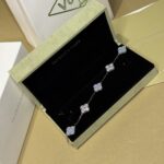 Срібний браслет в стилі Van Cleef & Arpels Vintage Alhambra