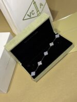 Срібний браслет в стилі Van Cleef & Arpels Vintage Alhambra