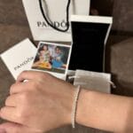 Срібний браслет тенісного дизайну